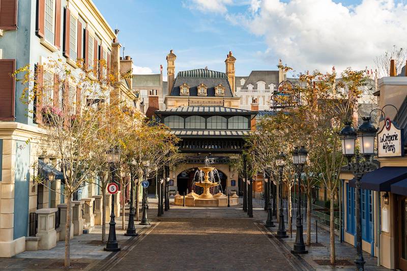 Área de Ratatouille no Pavilhão da França no Epcot da Disney Orlando