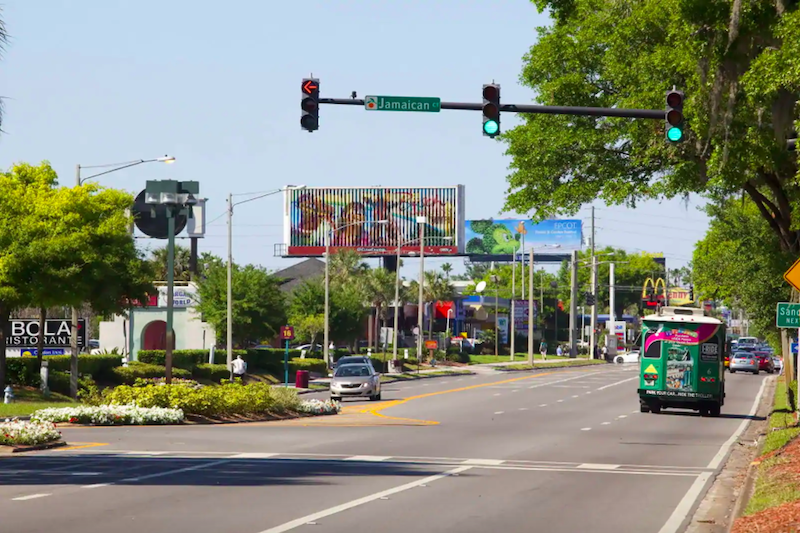 Avenida International Drive em Orlando