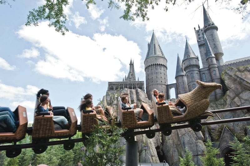 Flight of the Hippogriff no parque Islands of Adventure em Orlando