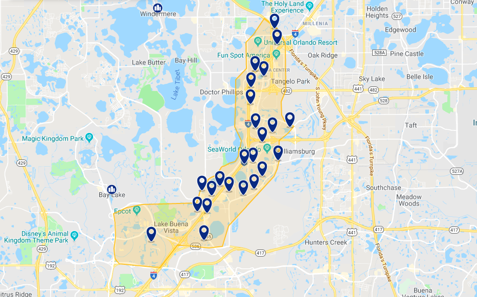 Melhores hotéis em Orlando