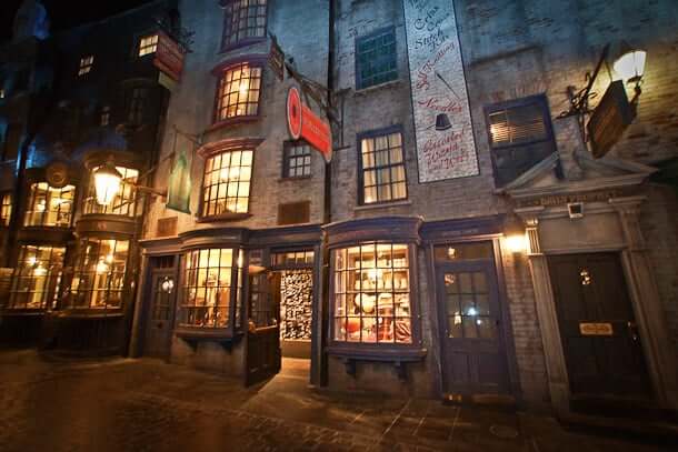 Beco Diagonal do Harry Potter em Orlando: atrações