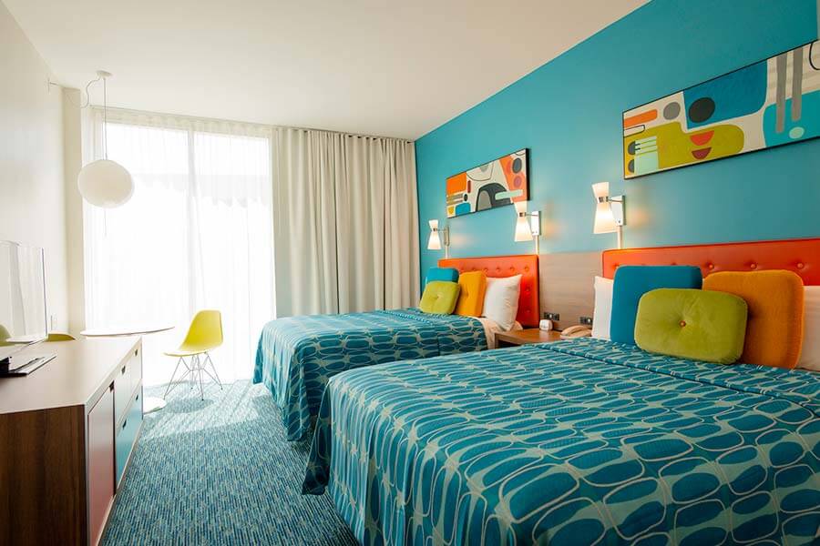 Quarto de hotel da Universal em Orlando