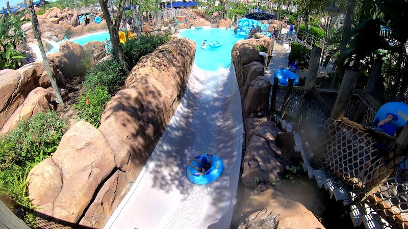 Keelhaul Falls no parque Typhoon Lagoon em Orlando