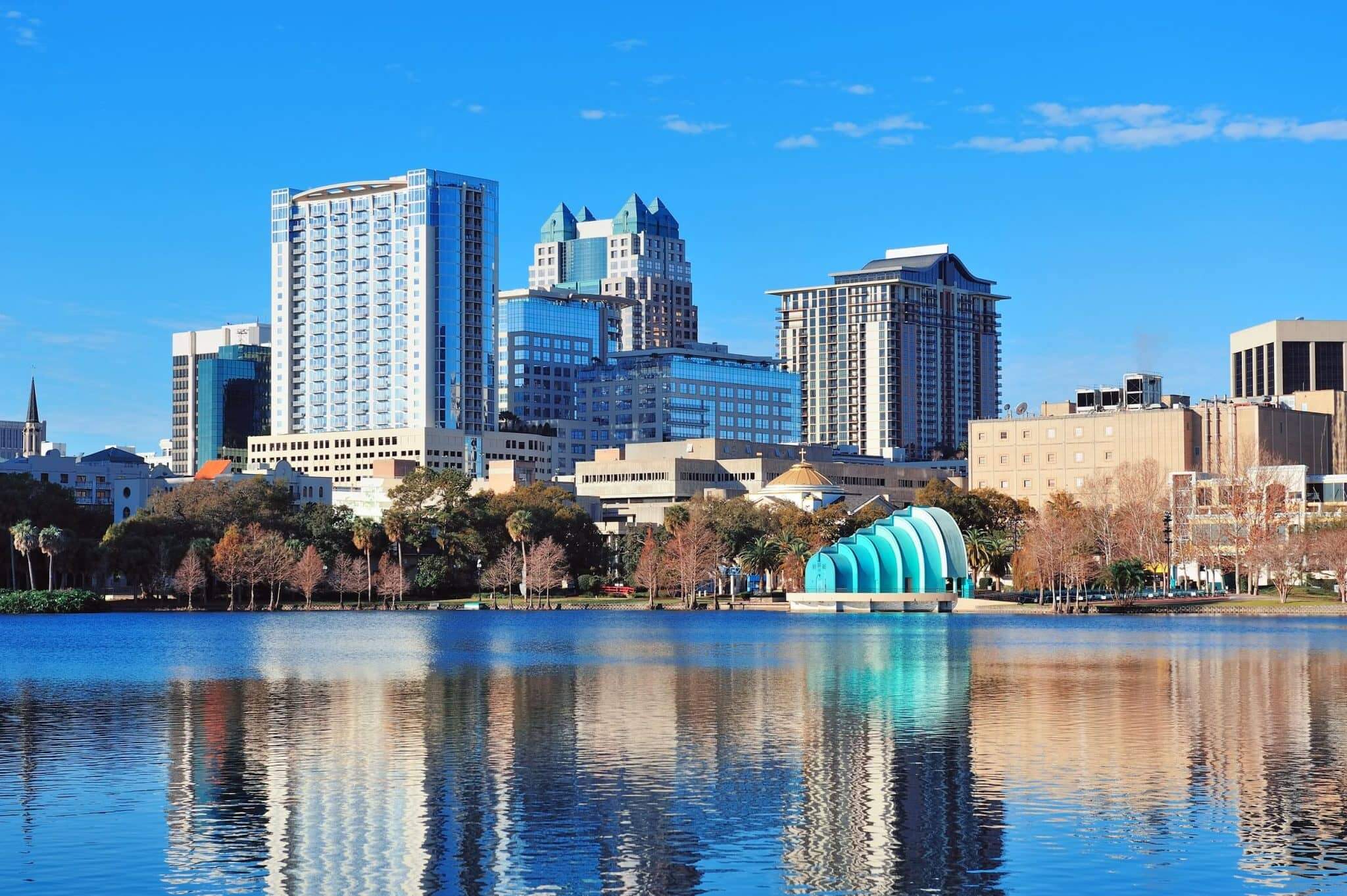 Parque Lake Eola em Orlando