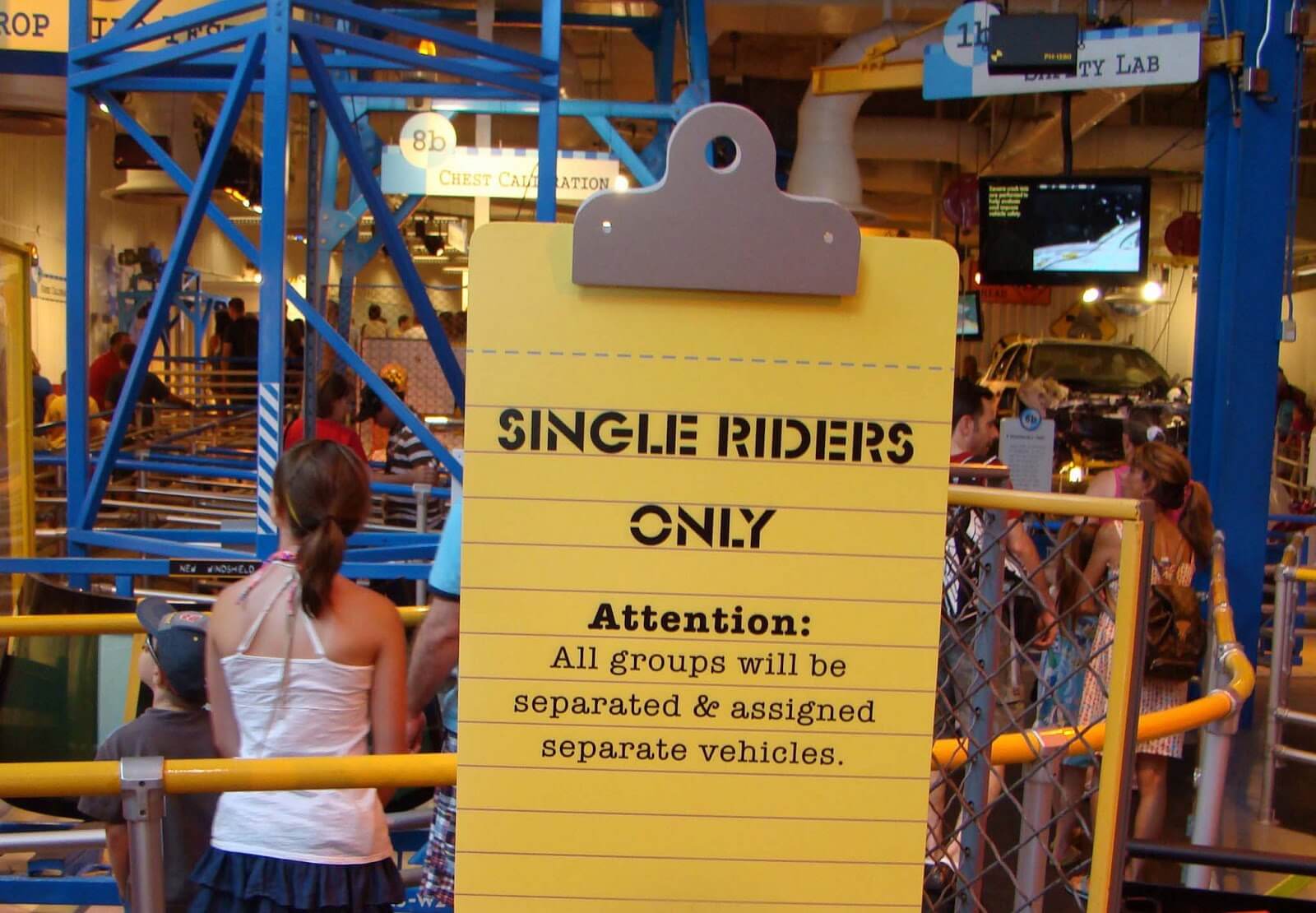 Fila Single Riders nos parques de Orlando