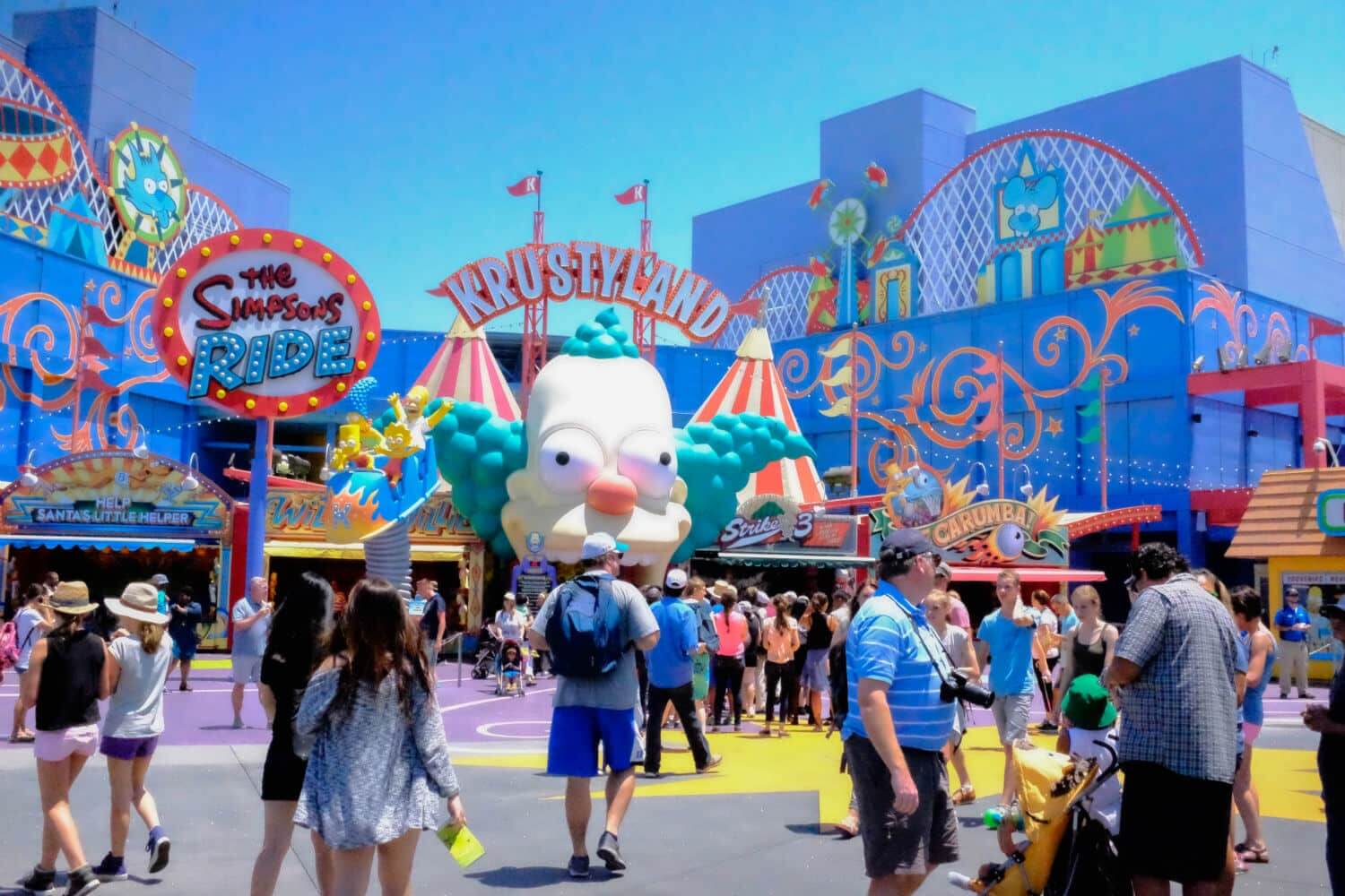 Parque dos Simpsons e Springfield no Universal Studios em Orlando