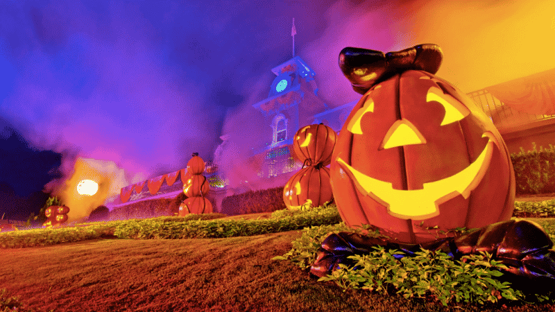 Entrada da festa de Halloween no Magic Kingdom da Disney Orlando