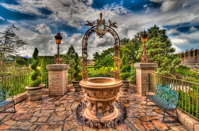 Cinderella's Wishing Well - Fonte dos Desejos na Disney Orlando