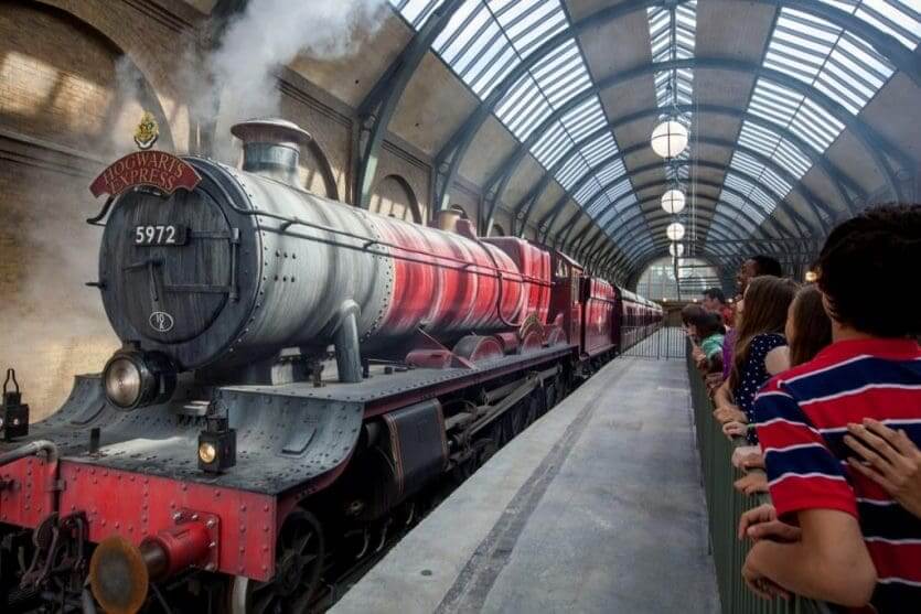 Hogwarts Express no parque Islands of Adventure em Orlando