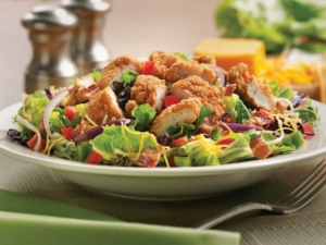 Padaria e restaurante Perkins em Orlando: salada