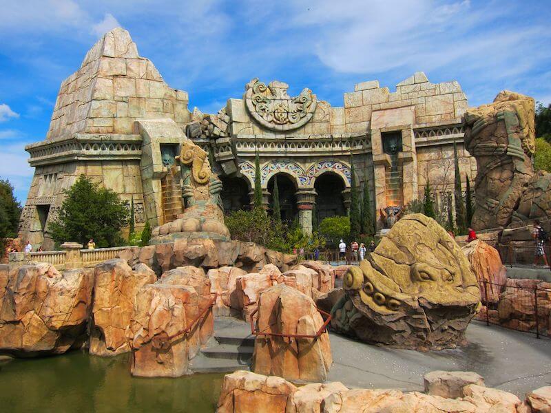 Poseidon's Fury no parque Islands of Adventure em Orlando