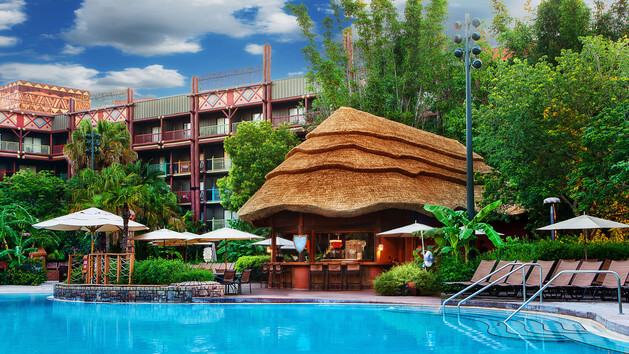 Piscina no Disney's Animal Kingdom Lodge