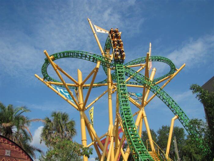 Parque Busch Gardens em Tampa: montanha-russa Cheetah Hunt