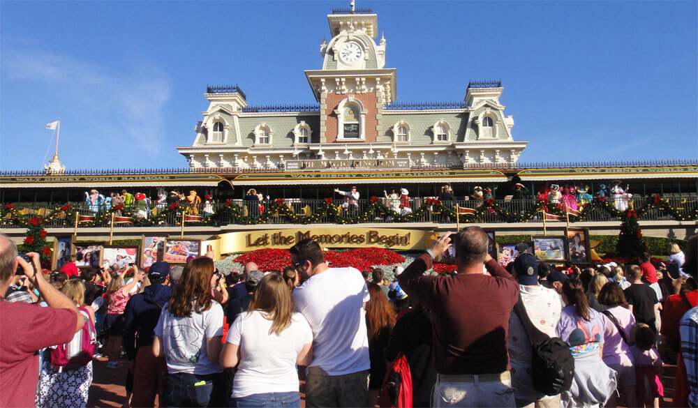 Ação de Graças na Disney - abertura da cerimônia