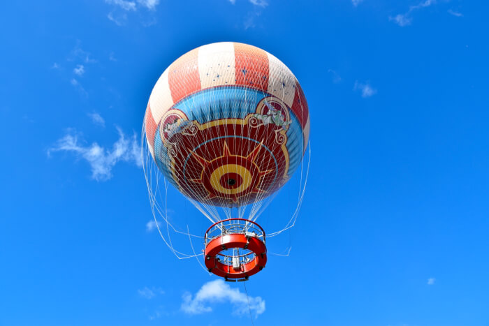 Passeio de balão no Disney Springs em Orlando 2