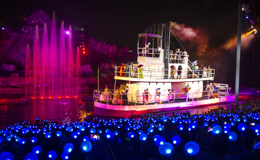 Fantasmic no parque Hollywood Studios da Disney Orlando