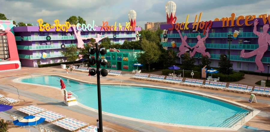 Piscina no Disney's Pop Century Resort