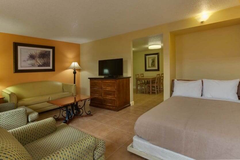 Quarto do Celebration Suites em Orlando