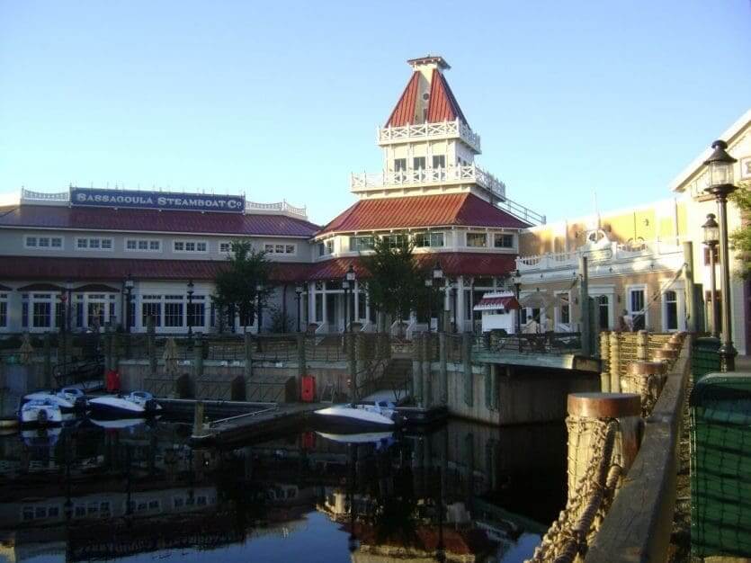 Marina no Disney's Port Orleans Resort