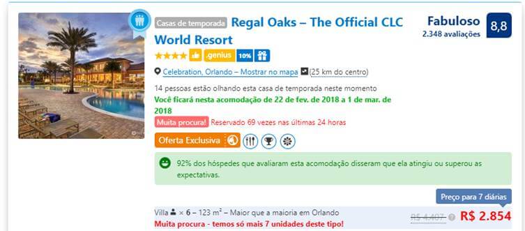 Casas menores para alugar na Disney e Orlando