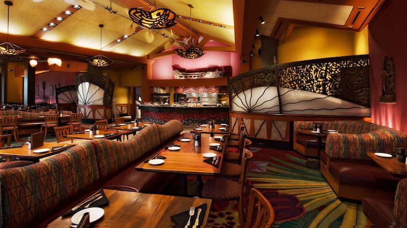 Restaurante Kona Café no Disney's Polynesian Village Resort