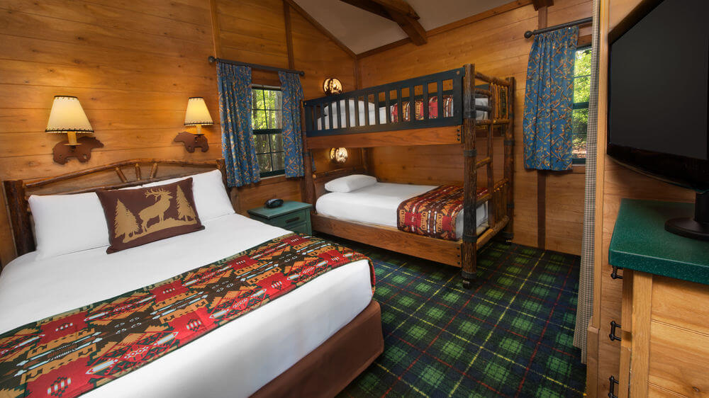 Quarto no The Campsites e Cabins no Disney's Fort Wilderness Resort