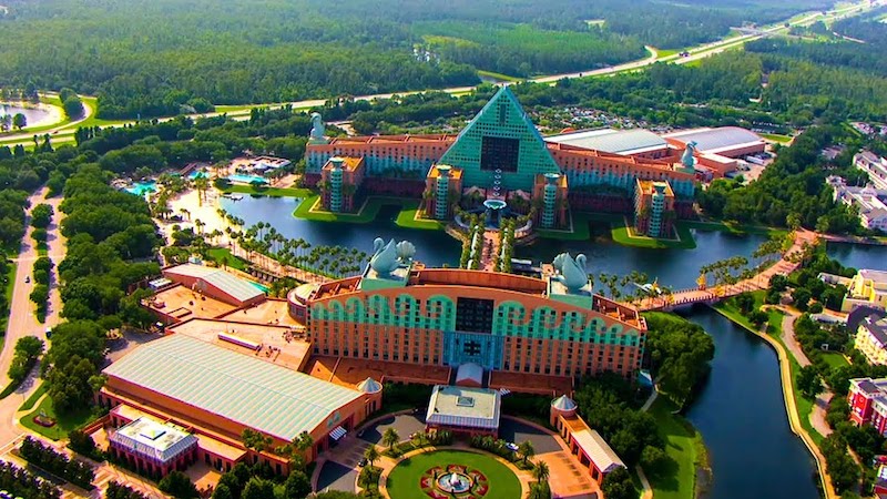 Área do Walt Disney World Swan & Dolphin Resort