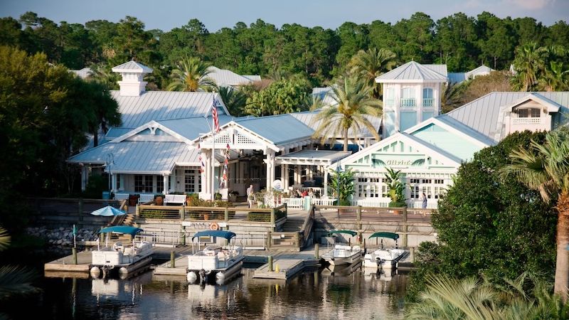 Fachada do Disney's Old Key West Resort