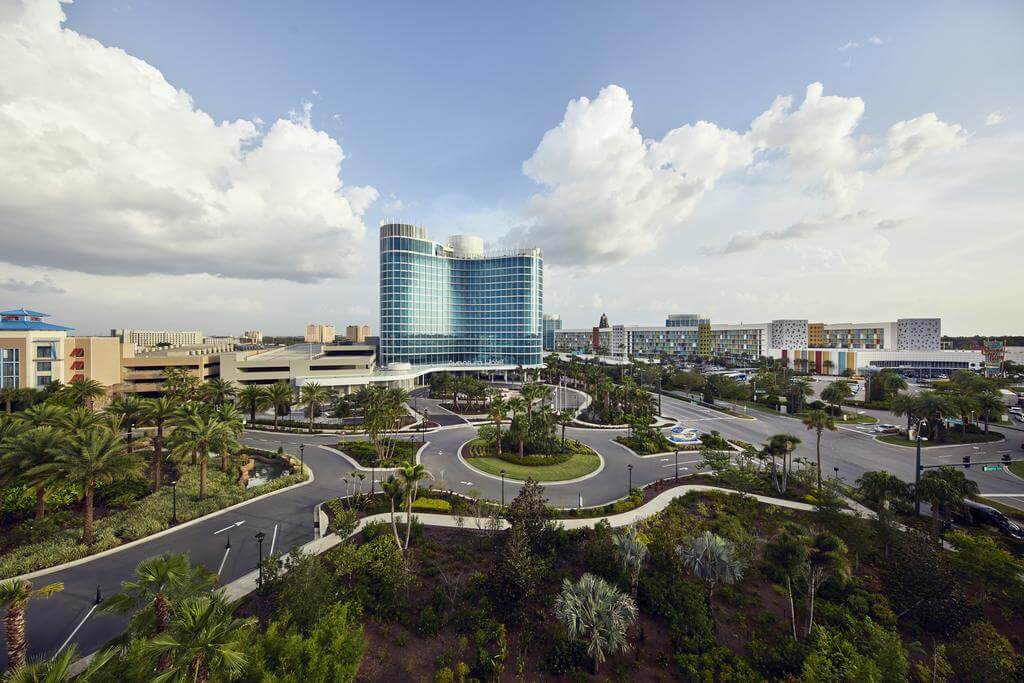 Vista do Universal's Aventura Hotel