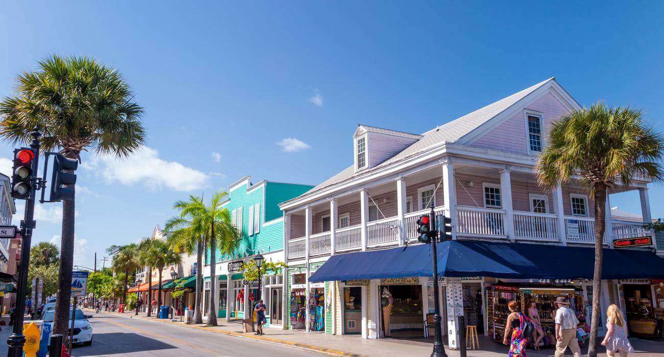 Cidade de Key West na Flórida