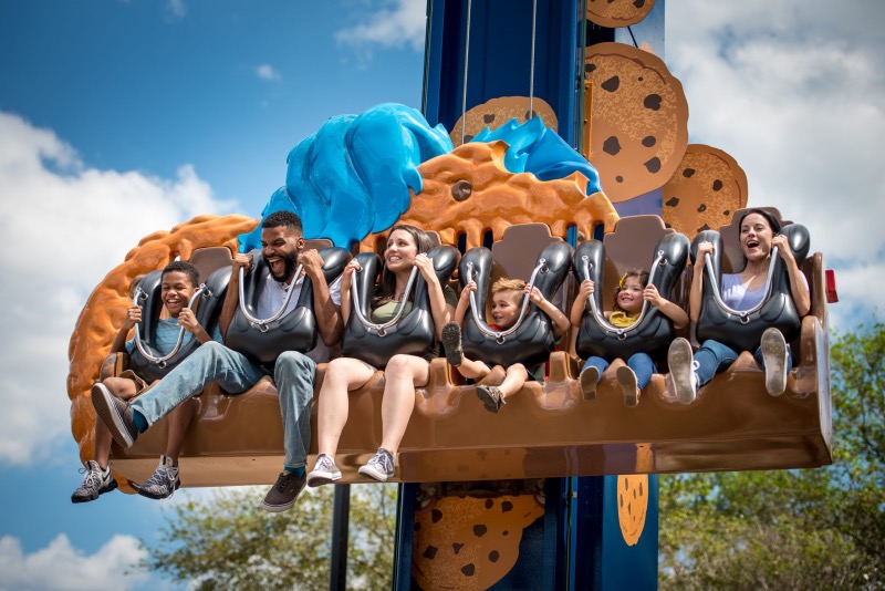 Cookie Drop na Sesame Street Land no SeaWorld Orlando