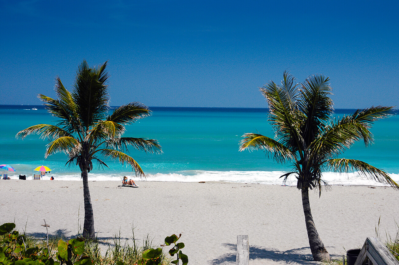 Praia Jupiter Beach em Palm Beach