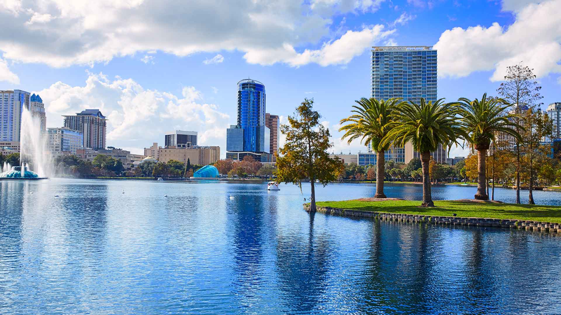 Lago Eola em Orlando