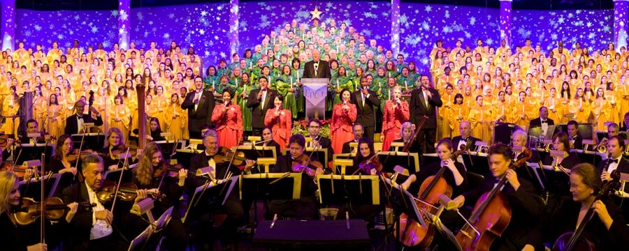 Candlelight Processional no International Festival of the Holidays no Disney Epcot