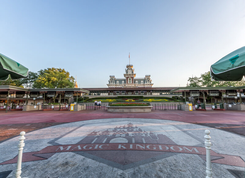 Entrada do Magic Kingdom na Disney Orlando