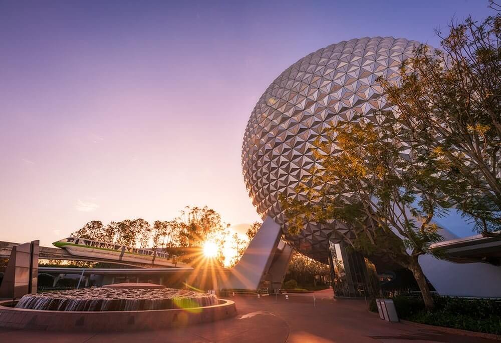 Manhã no Epcot