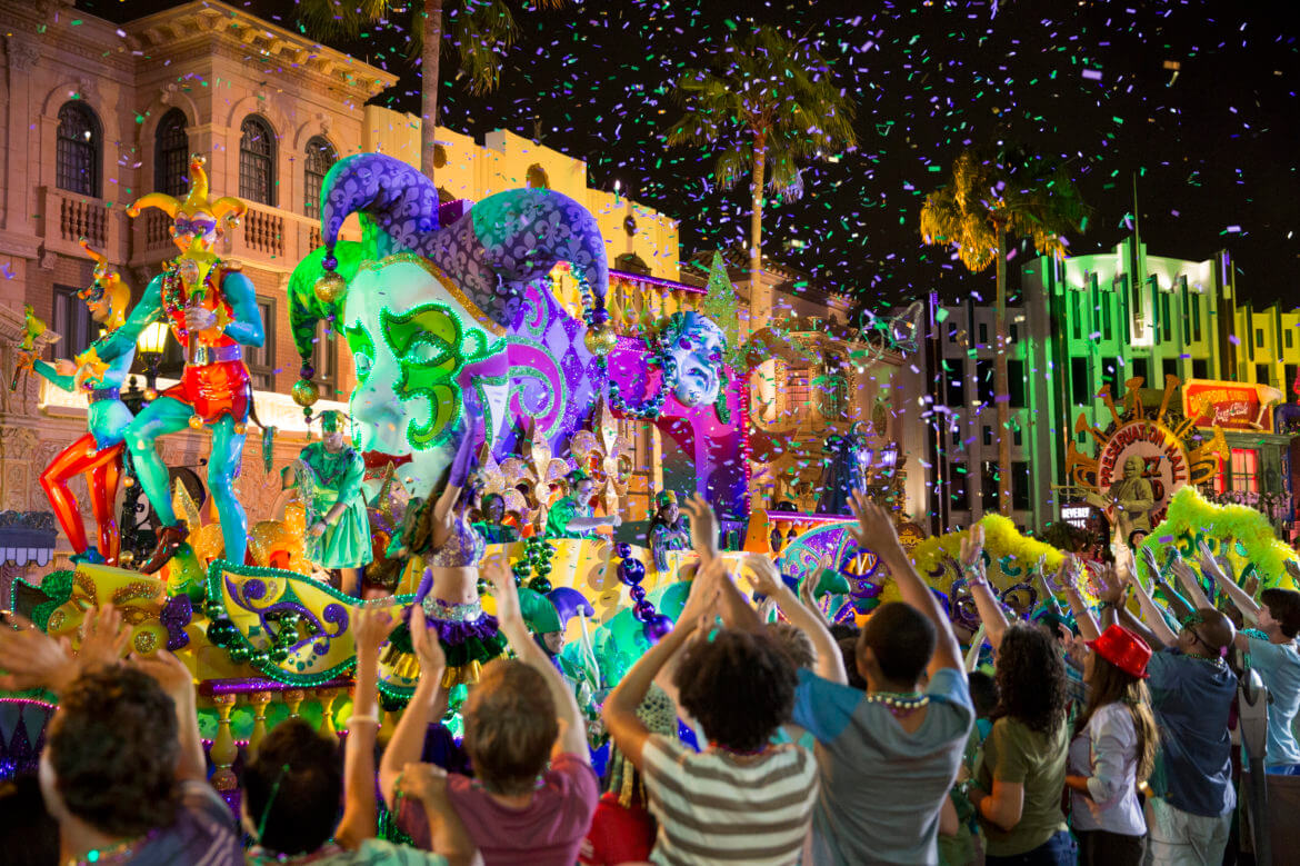 Mardi Gras na Universal Orlando