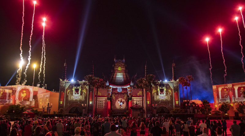 Chinese Theater durante o Wonderful World of Animation no Hollywood Studios da Disney Orlando