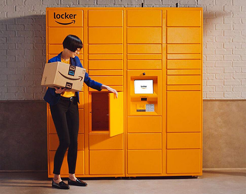 Como receber suas compras online com o Amazon Locker em Orlando: encomendas