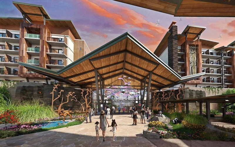 Ambiente do hotel Reflections: A Disney Lakeside Lodge em Orlando