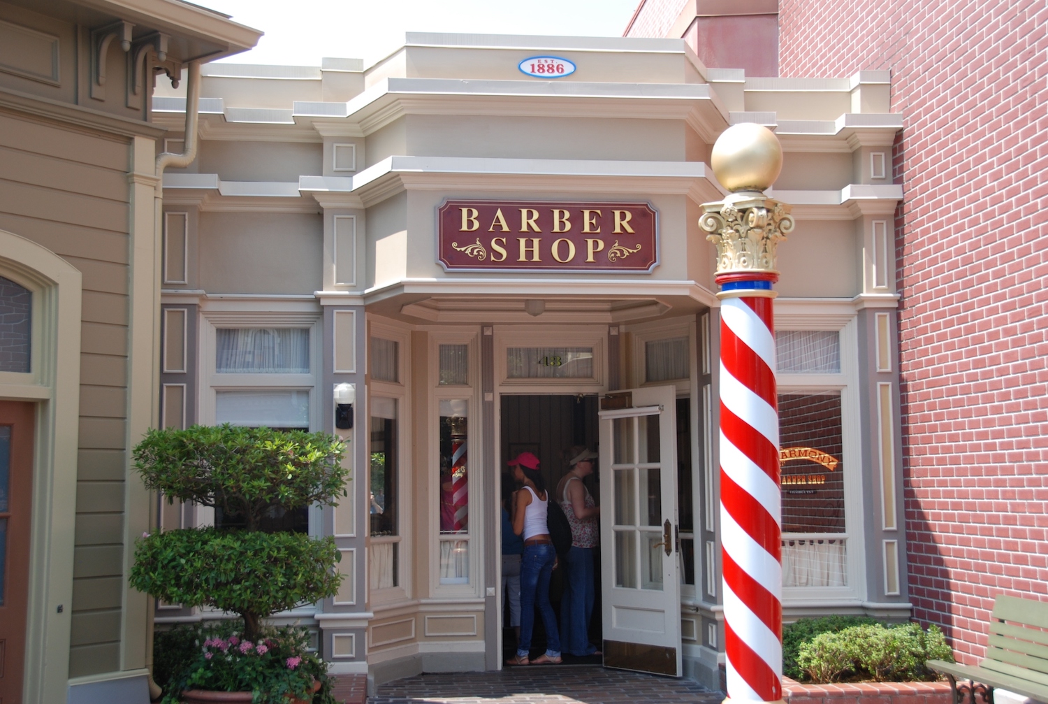 Harmony Barber Shop no Magic Kingdom da Disney Orlando