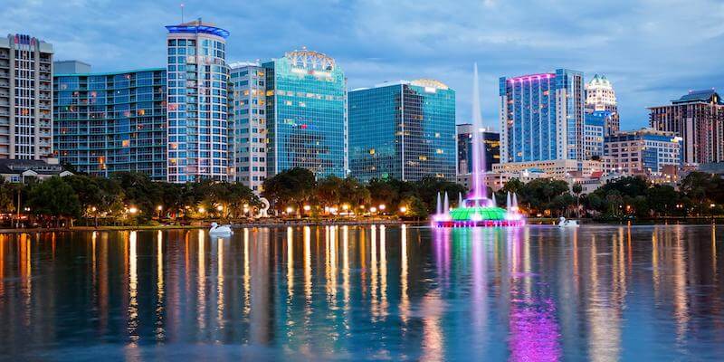 Lake Eola Park em Orlando