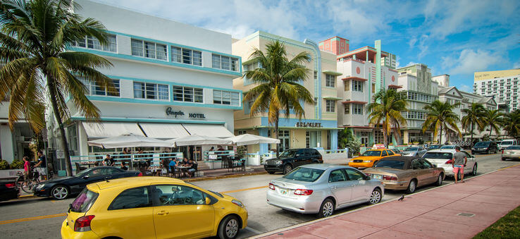 Art Deco District em Miami