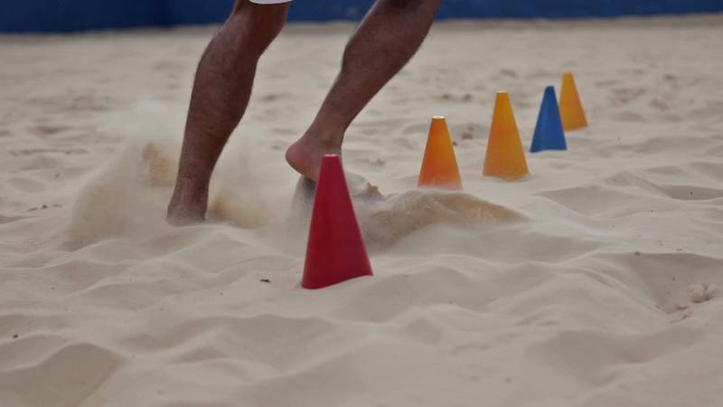 Treino de esportes de praia em Orlando