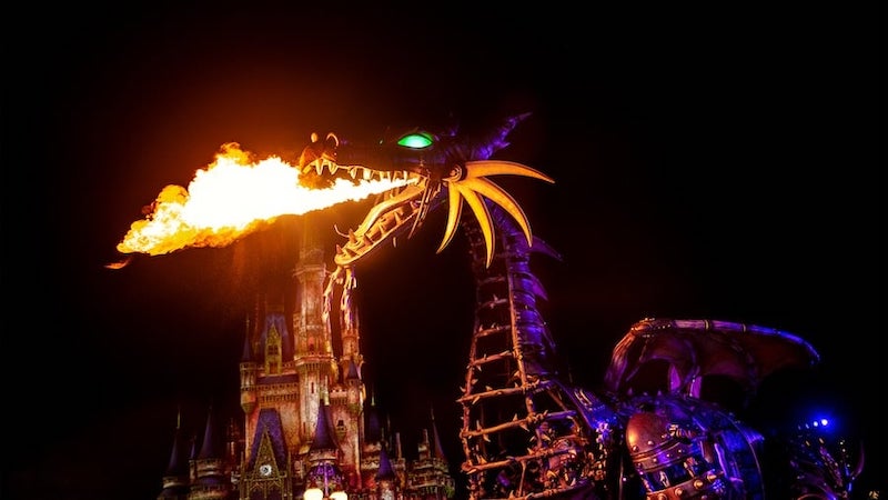 Desfile da Malévola no Halloween da Disney Orlando