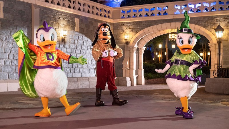 Personagens no Disney After Hours Boo Bash na Disney Orlando