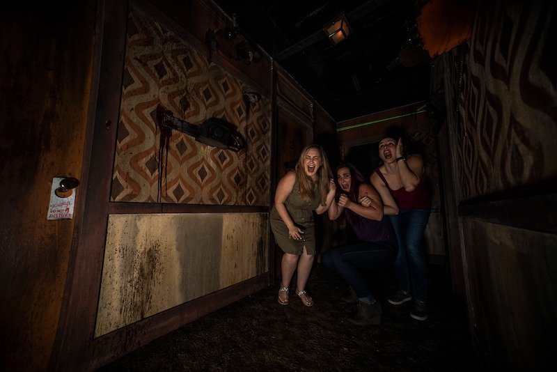 Susto no Halloween Howl-O-Scream no SeaWorld Orlando