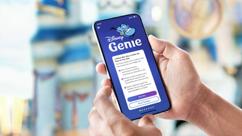 Utilizando o Disney Genie no celular