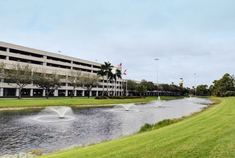 Área no Aeroporto de Palm Beach