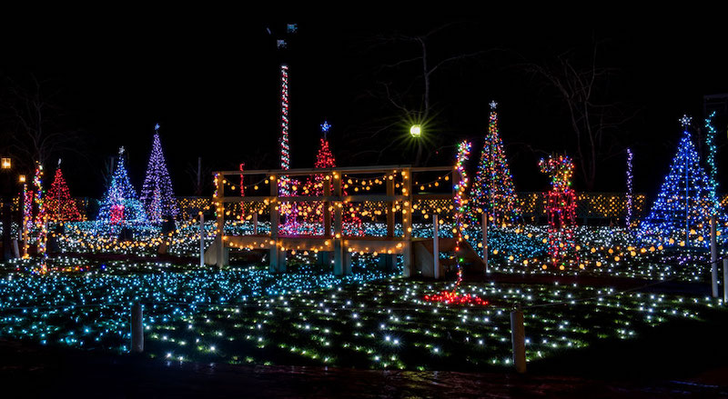 Luzes de Natal na Flórida